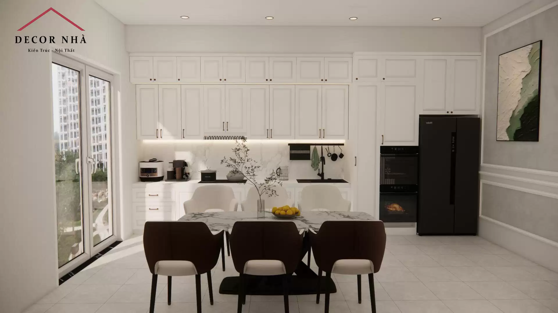 Thiết Kế Nội Thất Nhà Phố Hiện Đại Sang Trọng, Tối Ưu Chi Phí