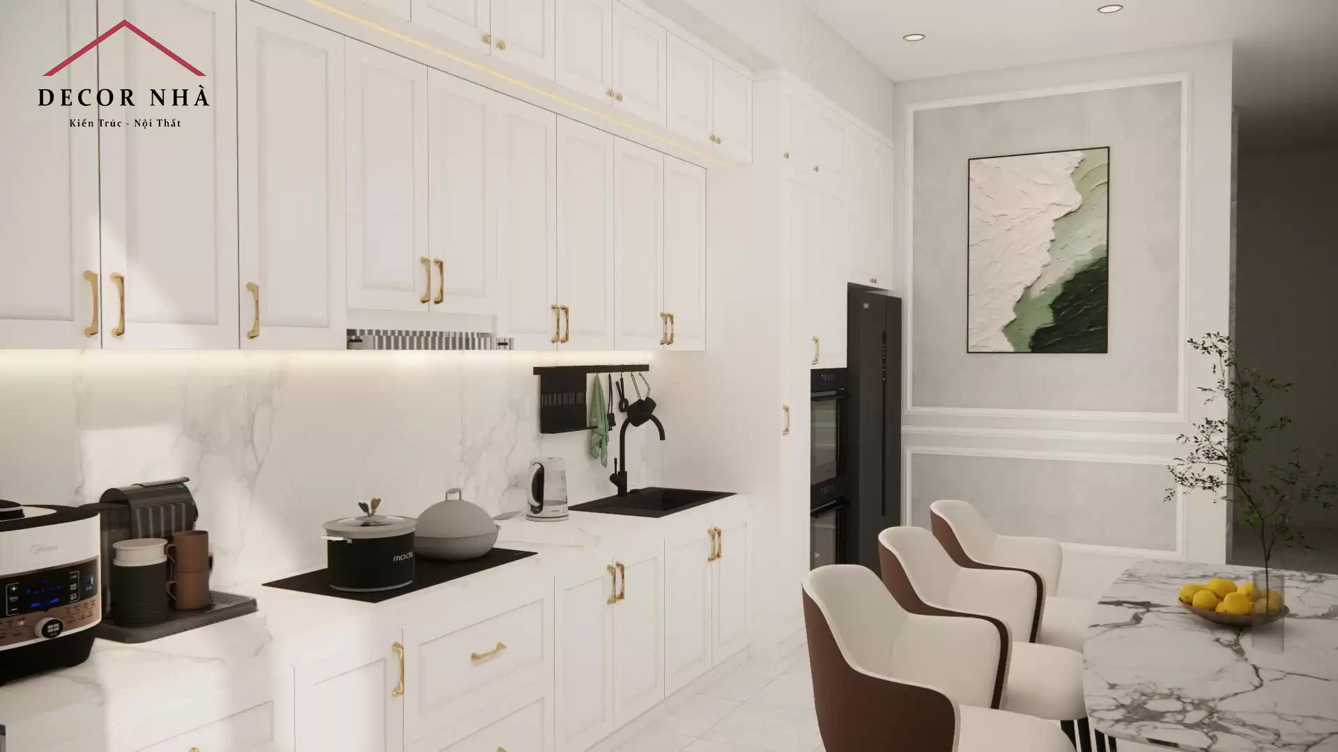 Thiết Kế Nội Thất Nhà Phố Hiện Đại Sang Trọng, Tối Ưu Chi Phí