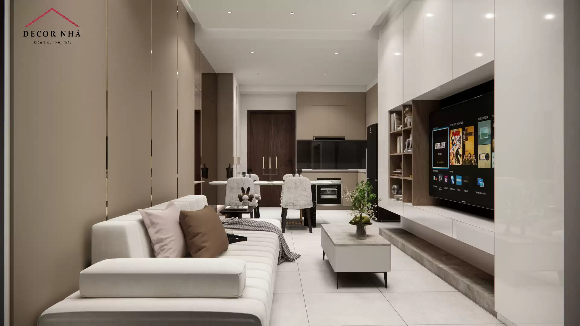  Sự kết hợp giữa Minimalism (tối giản) và Contemporary Luxury (sang trọng đương đại)