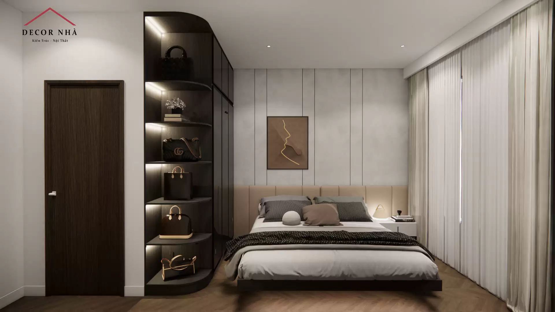  Sự kết hợp giữa Minimalism (tối giản) và Contemporary Luxury (sang trọng đương đại)